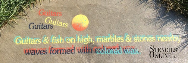 sidewalk stencils