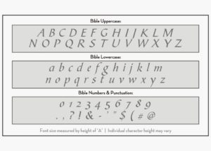 bilbe font letter stencils alphabet stencil