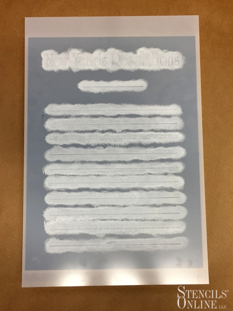 stenciled custom