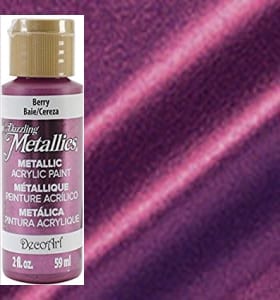Berry Metallic Acrylic Paint