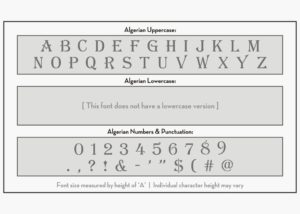 letter stencils alphabet stencil algerian font