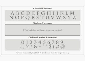 charlesworth font letter stencils alphabet stencil