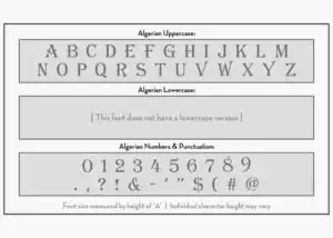 letter stencils alphabet stencil algerian font