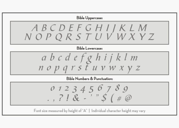 bilbe font letter stencils alphabet stencil