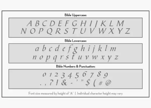 bilbe font letter stencils alphabet stencil
