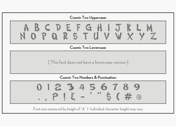 cosmic font letter stencils alphabet stencil