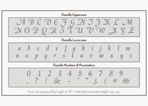 daniella letter stencils alphabet