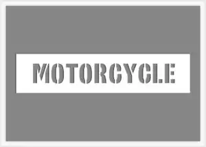 Motorcycle Stencil