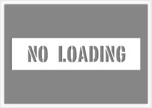 no-loading-pavement-marking-stencil