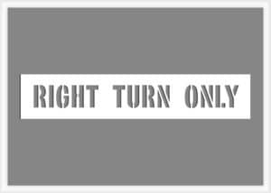 right-turn-only-pavement-marking-stencil