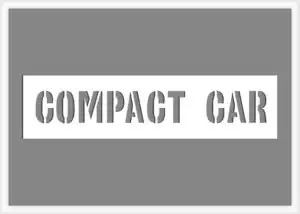 Compact Car Stencil
