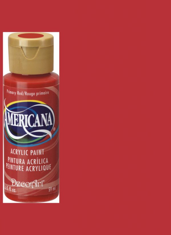da199 Primary Red Acrylic Paint
