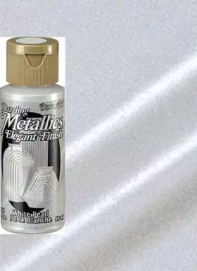 White Pearl Metallic Acrylic Paint