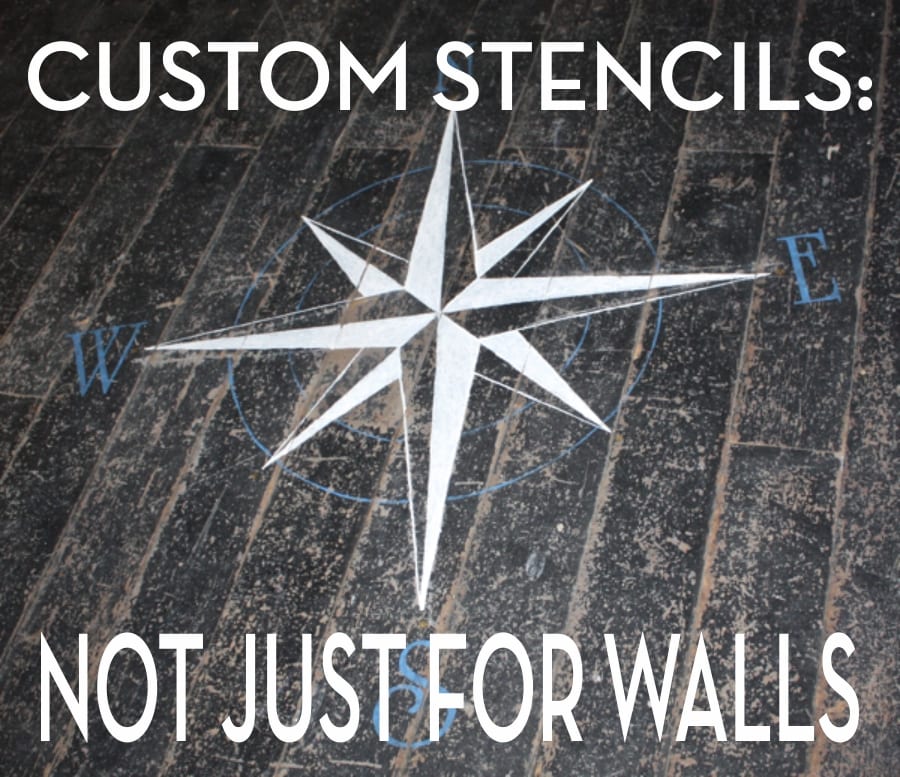 custom stencils not just for walls