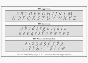 bilbe font letter stencils alphabet stencil
