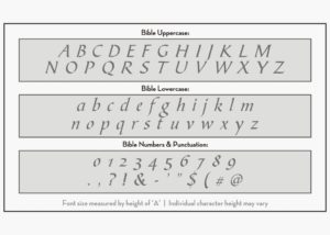 bilbe font letter stencils alphabet stencil