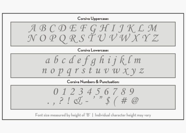 1 Corsiva Script Letter Stencil Calligraphy Stencils Alphabet reusable  Crafts & Font Stencils for Painting S1_ALPH_CO_19 Stencil1 -  Singapore