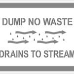 Dump-no-waste-drains-to-stream-stencil