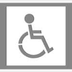 Handicapped Stencil - image
