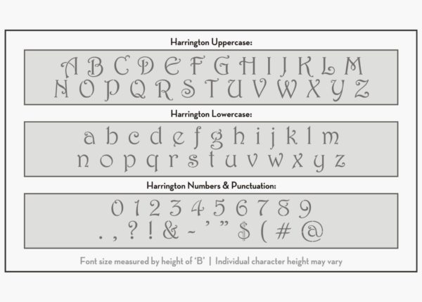 harrington letter stencils alphabet stencils
