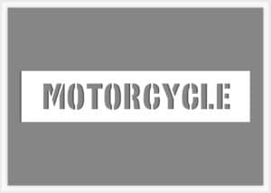 Motorcycle Stencil