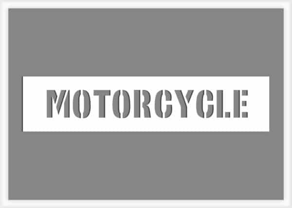 Motorcycle Stencil