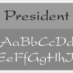 president-alphabet-stencil