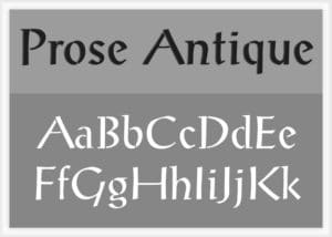 Old English Font Alphabet Stencil, Letter Stencils