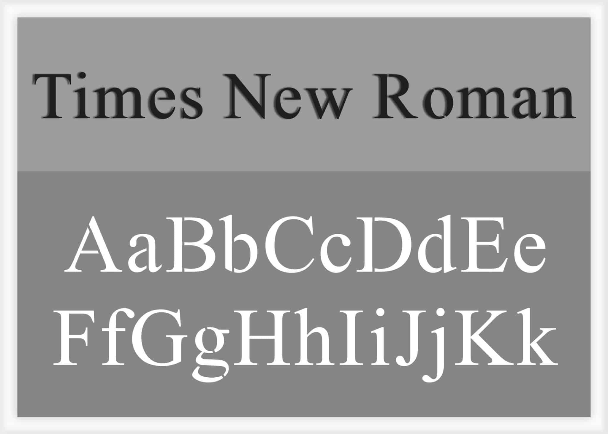 download times new roman font for coreldraw
