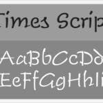 times-script-alphabet-stencil