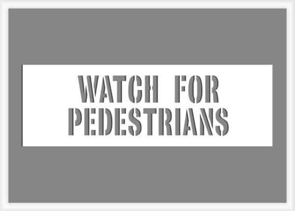 watch-for-pedestrians-two-lines-pavement-painting-stencil watch-for-pedestrians-two-lines-pavement-painting-stencil