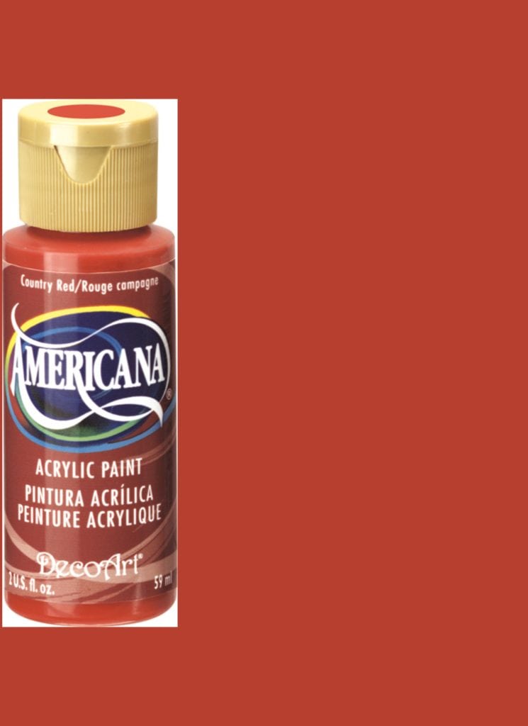 Country Red Acrylic Paint Stenciling Supplies Stencils Online