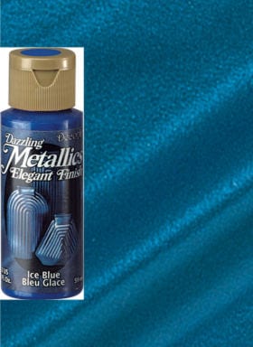 Ice Blue Metallic Acrylic Paint