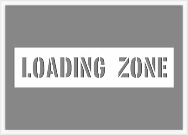 loading-zone-pavement-marking-stencil loading-zone-pavement-marking-stencil