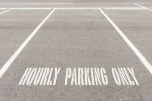 hourly parking stencils