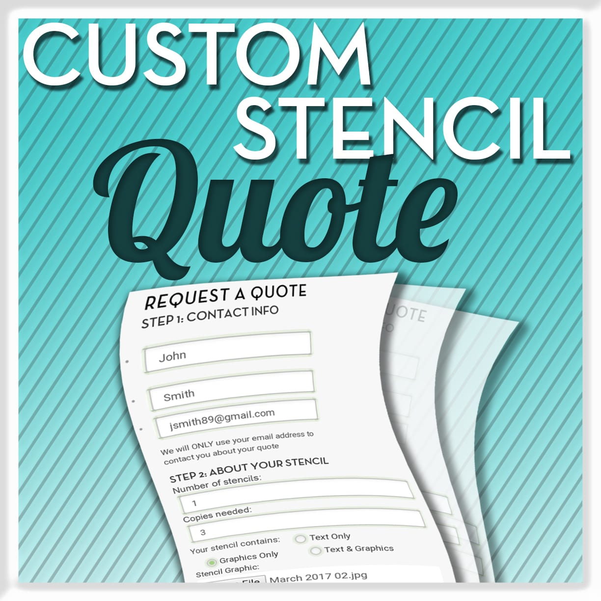 Quoted Stencil Quote ID: 133791  - Product Number: 1
