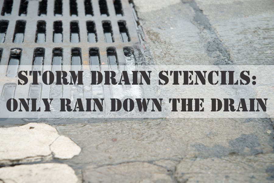 storm drain stencils