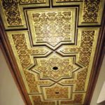 stenciled ceiling