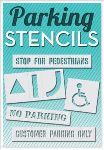 parking stencils