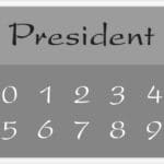 President-Number-Stencil
