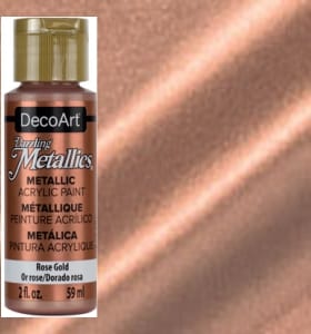 Rose Gold Metallic Acrylic Paint