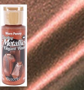 Worn Penny Metallic Acrylic Paint