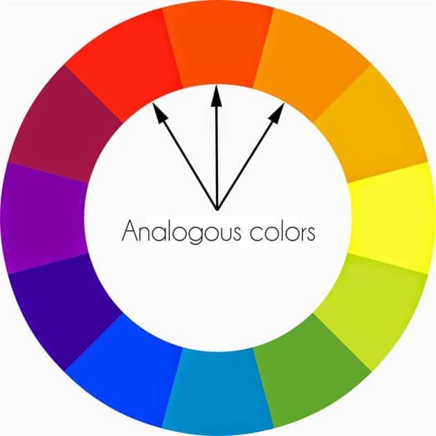 Analogous colors for custom logo stencil