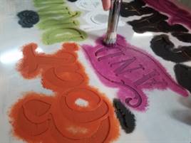 stenciling
