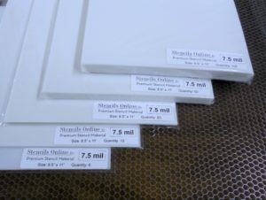 50mts Mylar Stencil Sheet Rolls Mylar 125 Micron PET 