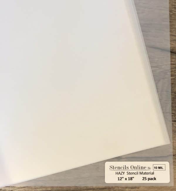 Blank Mylar Stencil 7.5 mil mylar Sheets