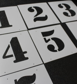 Number-Stencils